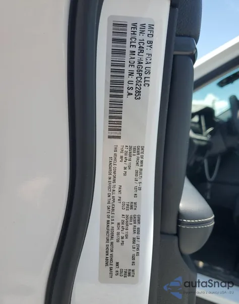 2023 Jeep Grand Cherokee Laredo from USA, damaged, VIN 1C4RJHAG6PC622853